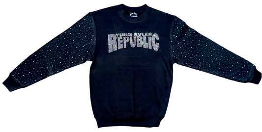 Rhinestone Crew neck