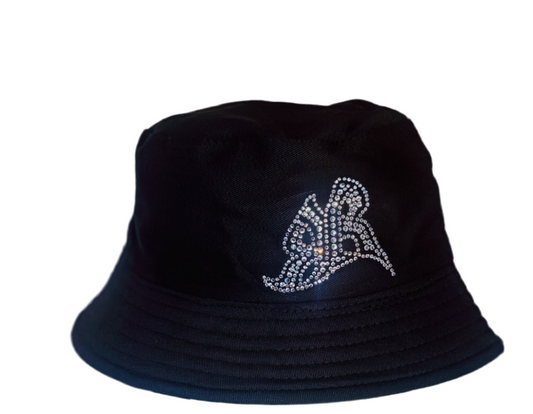 Rhinestone Logo Bucket hat