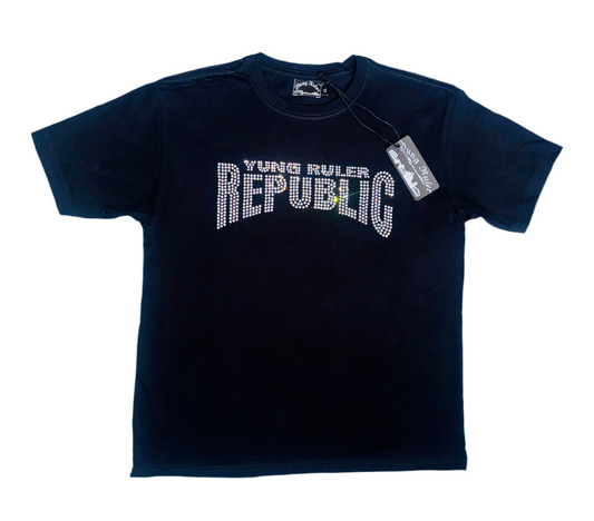 Rhinestone Boxy fit tee