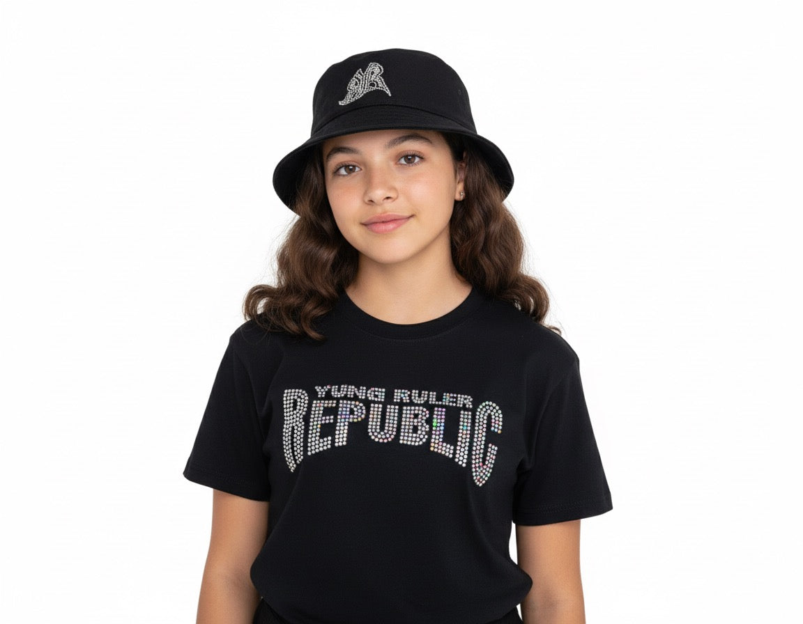 Rhinestone Boxy fit tee